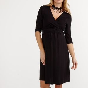 Maternity and Nursing Wrap Dress